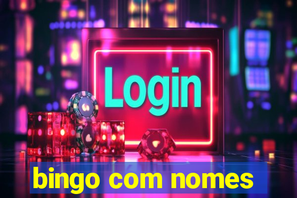 bingo com nomes